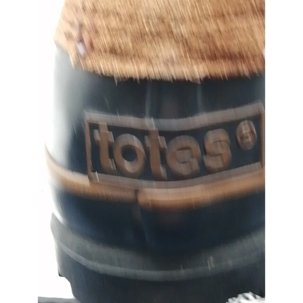 Totes Boots Womens Brown 8 Winter Shoe Leather Thermolite Steel Shank 2125 50470